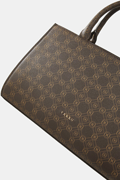 BEIGE MONOGRAM BAG 5