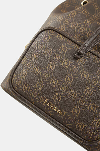 BEIGE MONOGRAM BAG 5