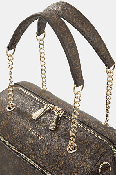 BEIGE MONOGRAM BAG 5