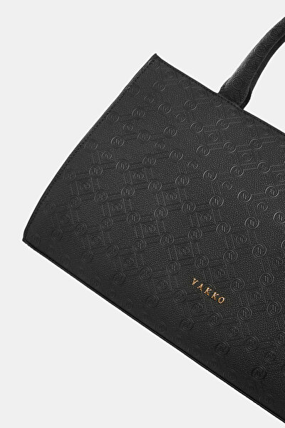 BLACK MONOGRAM BAG 5