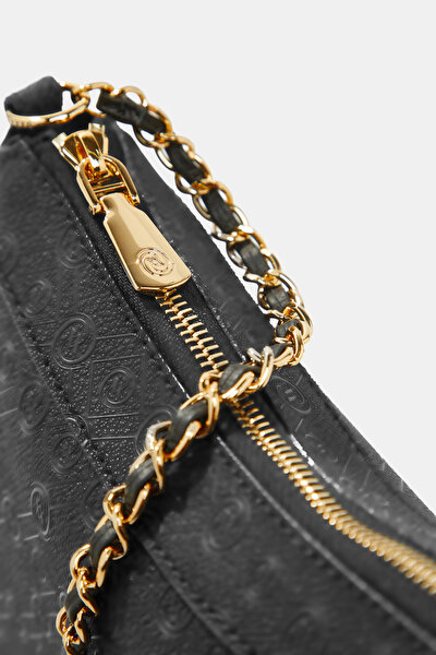 BLACK MONOGRAM BAG 5