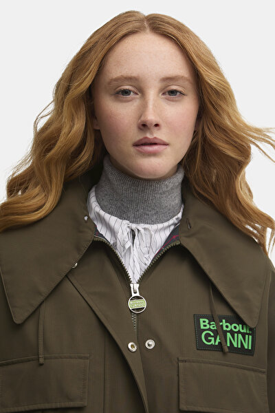 BARBOUR X GANNI WATERPROOF PARDÖSÜ 5