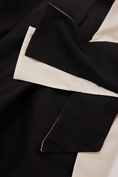 ECRU BLACK 3/4 SLEEVES DRESS 5