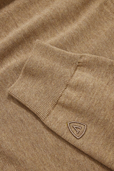 CAMEL POLO NECK TRICOT 4