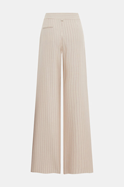 MULTICOLOR STRIPED WIDE LEG TROUSERS 5