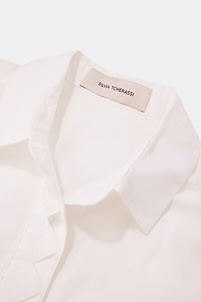 WHİTE LONG SLEEVE BLOUSE 3