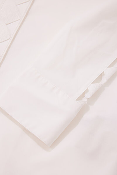 WHİTE LONG SLEEVE BLOUSE 5