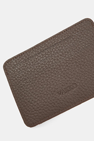 BROWN MONOGRAM LEATHER WALLET 4