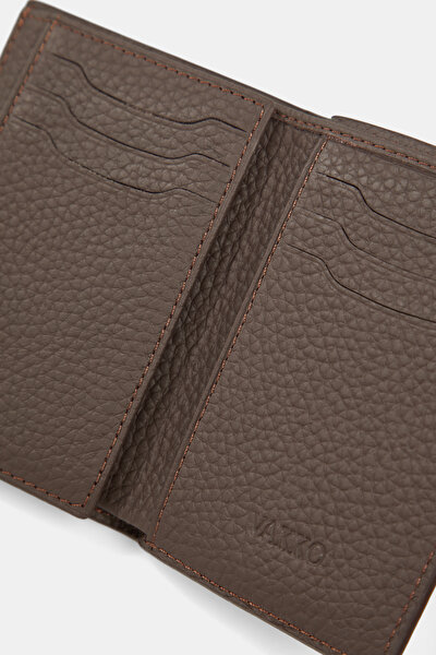 BROWN MONOGRAM LEATHER WALLET 4