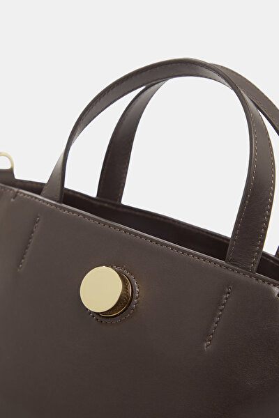 BROWN LEATHER BAG 5