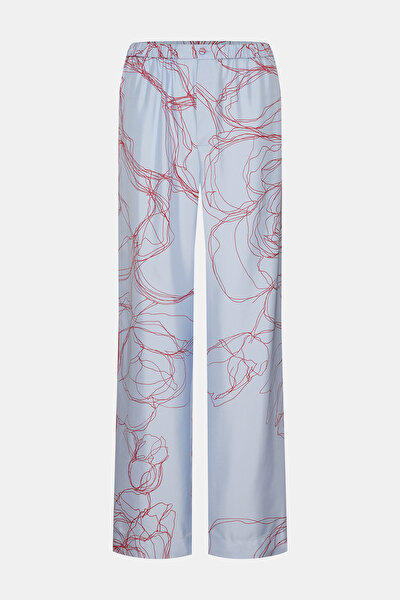 BLUE SILK TROUSERS 4