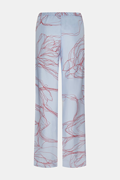 BLUE SILK TROUSERS 5