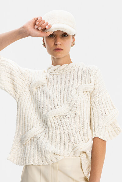 ECRU 1/2 TURTLENECK TRICOT 3