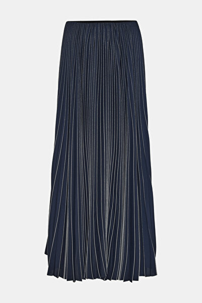 NAVY BLUE PLISSE SKIRT 4
