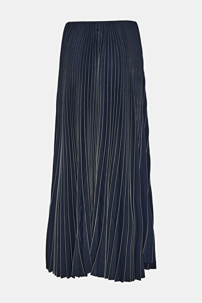 NAVY BLUE PLISSE SKIRT 5