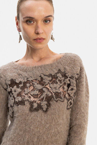 BROWN LONG SLEEVE DRESS 4