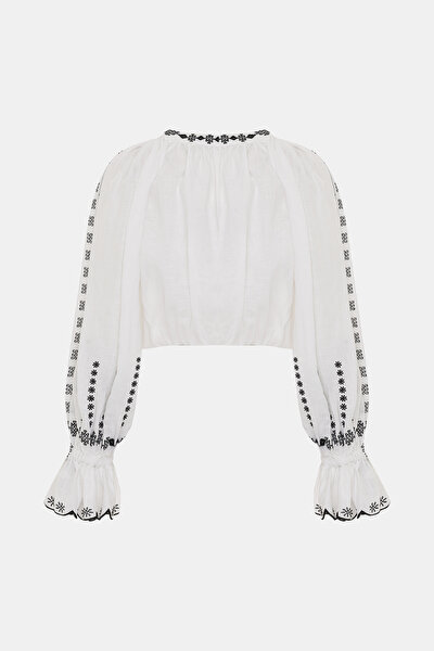 BLACK LONG SLEEVE BLOUSE 5