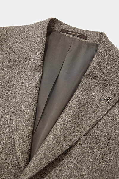 GREY SURPLICE NECKLINE (CROSS-OVER NECKLINE) JACKET 3