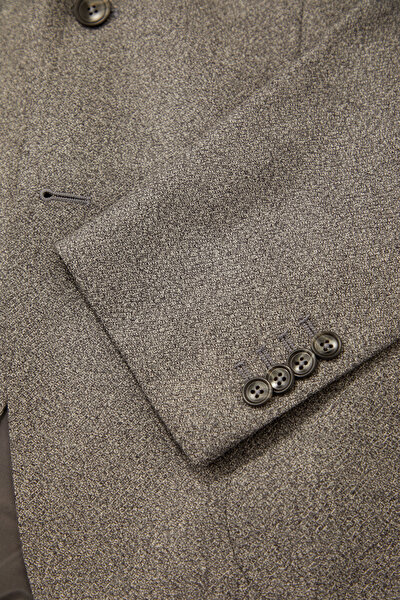 GREY SURPLICE NECKLINE (CROSS-OVER NECKLINE) JACKET 5