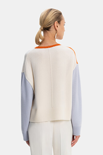 ECRU UPRIGHT COLLAR TRICOT 5