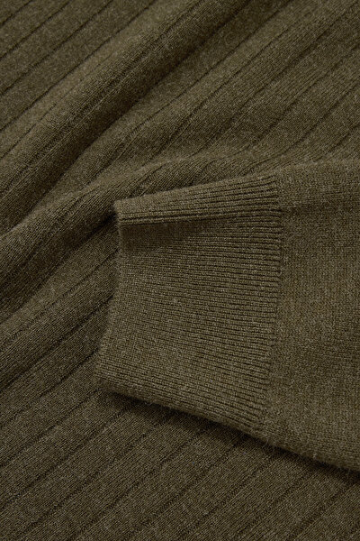 KHAKI 1/2 TURTLENECK TRICOT 4