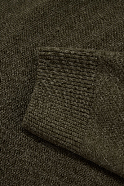 KHAKI 1/2 TURTLENECK TRICOT 4