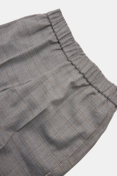 GRİ EKOSE DAR PAÇA PANTOLON 4
