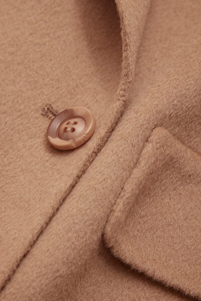 CAMEL DOUBLEFACE WOOL OVERCOAT 4