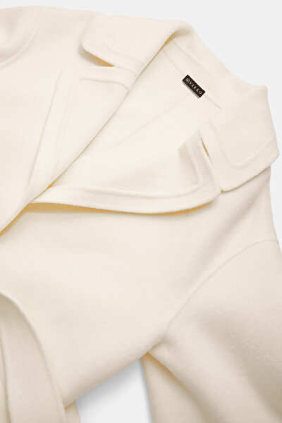 ECRU DOUBLEFACE WOOL/CASHMERE OVERCOAT 10