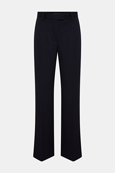 BROWN DOUBLEFACE STRAIGHT CUT TROUSERS 4