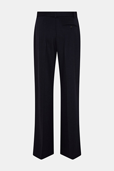 BROWN DOUBLEFACE STRAIGHT CUT TROUSERS 5
