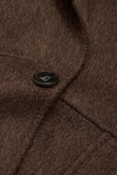 BROWN WOOL/CASHMERE OVERCOAT 9