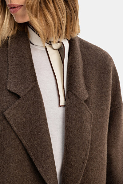 BROWN WOOL/CASHMERE OVERCOAT 3