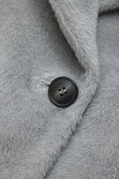 LIGHT GREY ALPACA WOOL OVERCOAT 4