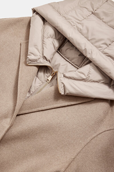 BEIGE WOOL/CASHMERE REEFER JACKET 5