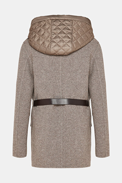BROWN WOOL REEFER JACKET 9