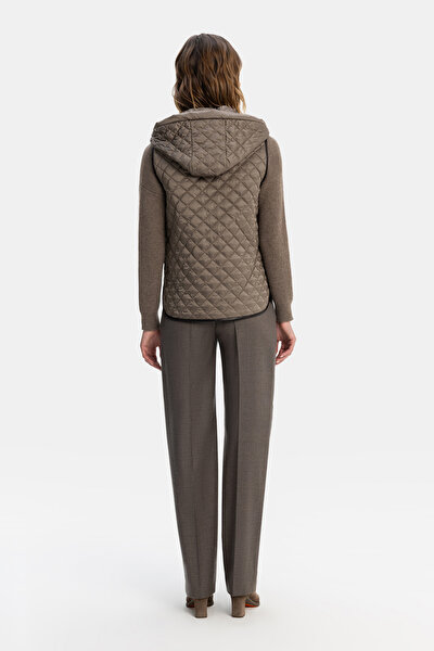 BROWN WOOL REEFER JACKET 14