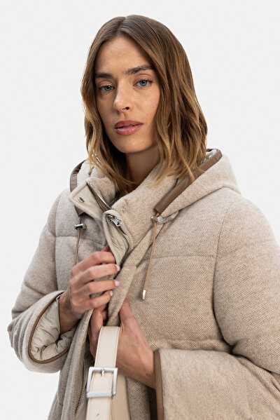 BEIGE WOOL COAT 14