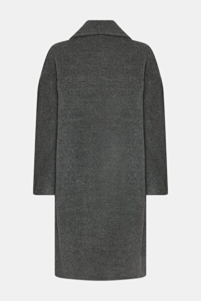 ANTHRACITE ALPACA WOOL REEFER JACKET 9