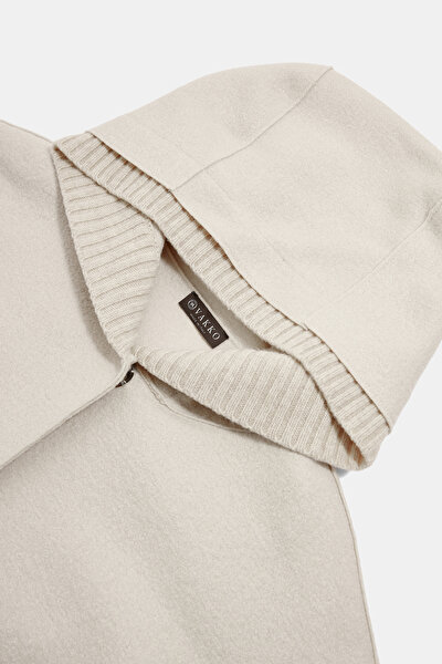 BEIGE HOODIE JACKET 3