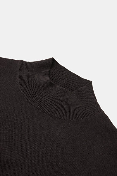 DARK BROWN 1/2 TURTLENECK TRICOT 3