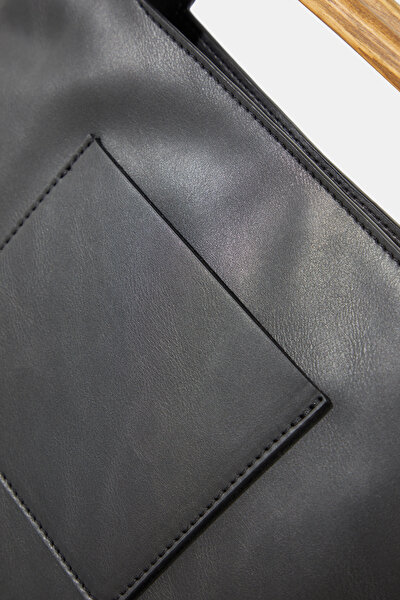 BLACK LEATHER BAG 5