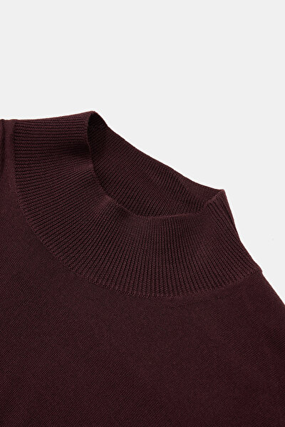 MAROON 1/2 TURTLENECK TRICOT 3