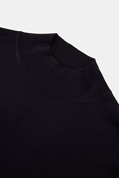 NAVY BLUE 1/2 TURTLENECK TRICOT 3