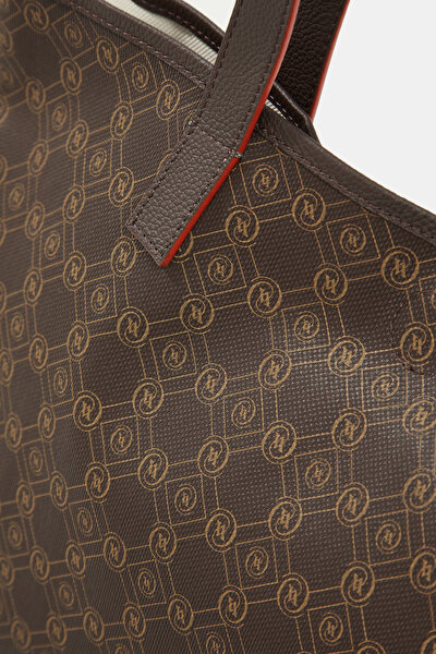 KAHVE MONOGRAM ÇANTA 5