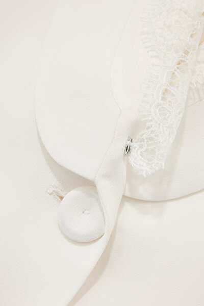 ECRU SHAWL COLLAR JACKET 4
