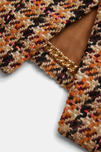 MULTICOLOR MANDARIN COLLAR JACKET 5