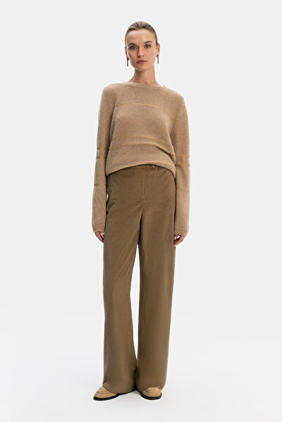 CAMEL BASIC / ROUND NECKLINE TRICOT 3