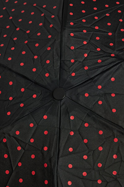 POLKA-DOT BLACK UMBRELLA 3