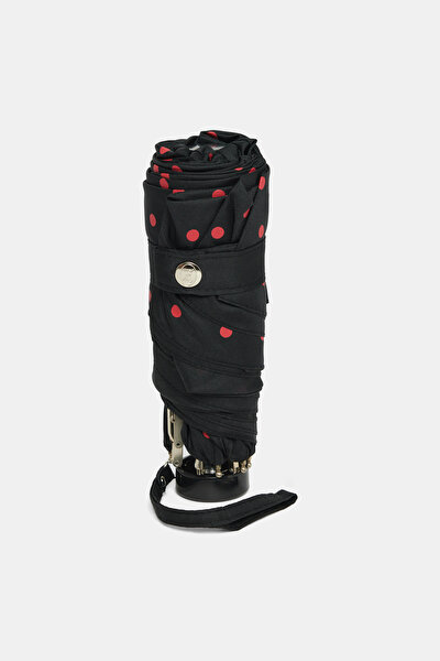 POLKA-DOT BLACK UMBRELLA 5